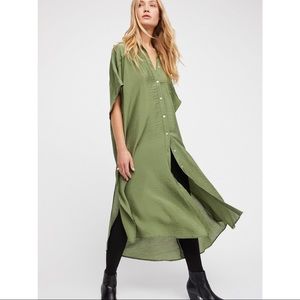 Free People Green Georgie Maxi Top Dress